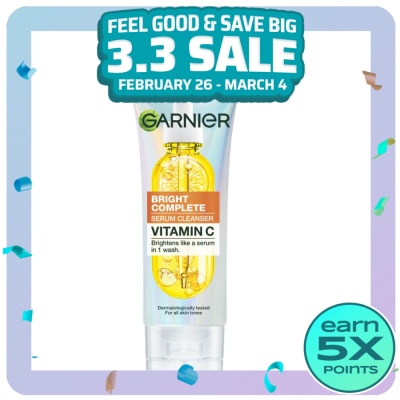 GARNIER GARNIER Bright Complete Vitamin C Serum Cleanser 100ml