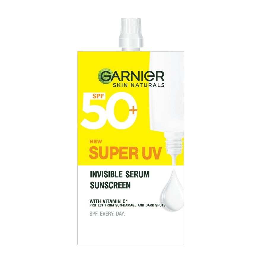 GARNIER Invisible Serum Sunscreen Vitamin C Super UV SPF 50 7ml