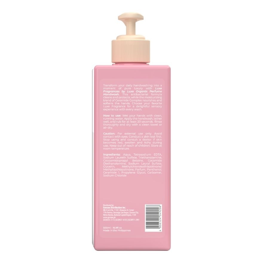 LUXE ORGANIX Blushing Bouquet Perfume Inspired Hand Wash 500ml
