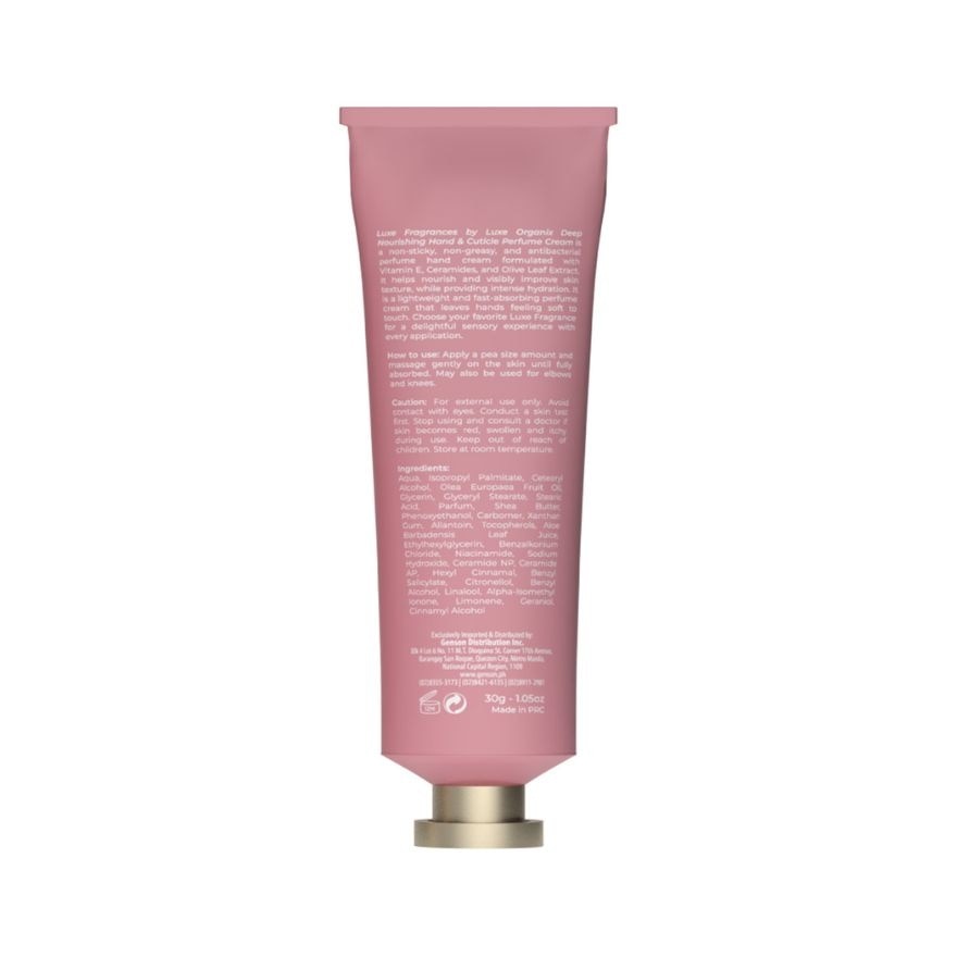 LUXE ORGANIX Blushing Bouquet Perfume Hand Cream 30g