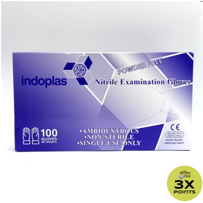 INDOPLAS INDOPLAS Nitrile Gloves Medium Size
