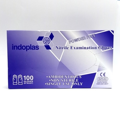 INDOPLAS INDOPLAS Nitrile Gloves Medium Size