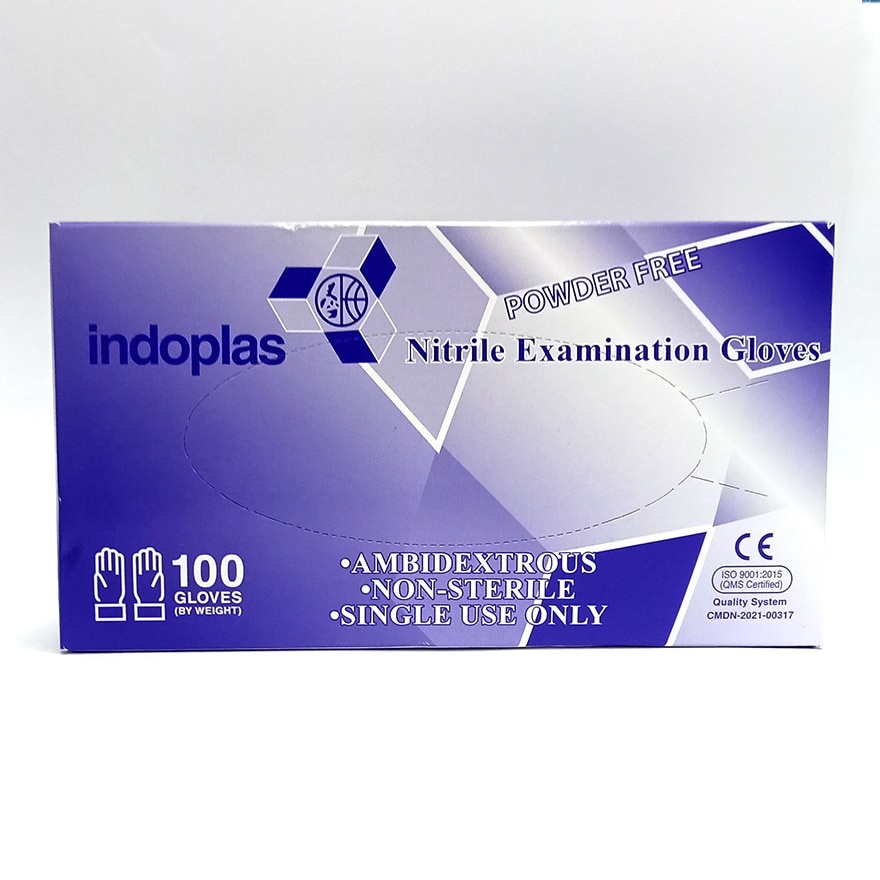 INDOPLAS Nitrile Gloves Medium Size