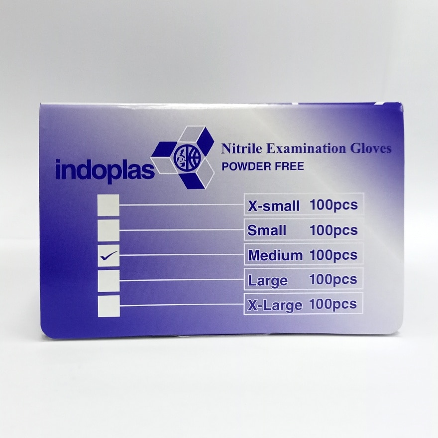 INDOPLAS Nitrile Gloves Medium Size