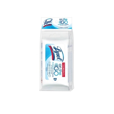 LYSOL LYSOL On The Go Antibacterial Wipes 10 Sheets 3s