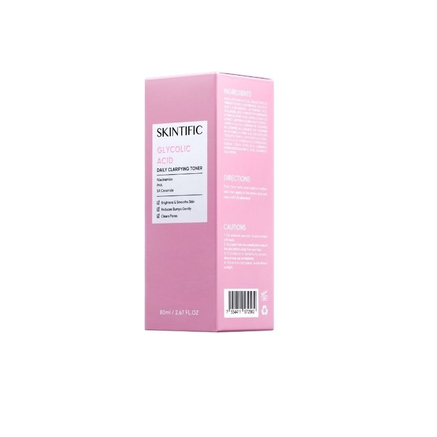 SKINTIFIC Glycolic Acid Toner 80ml
