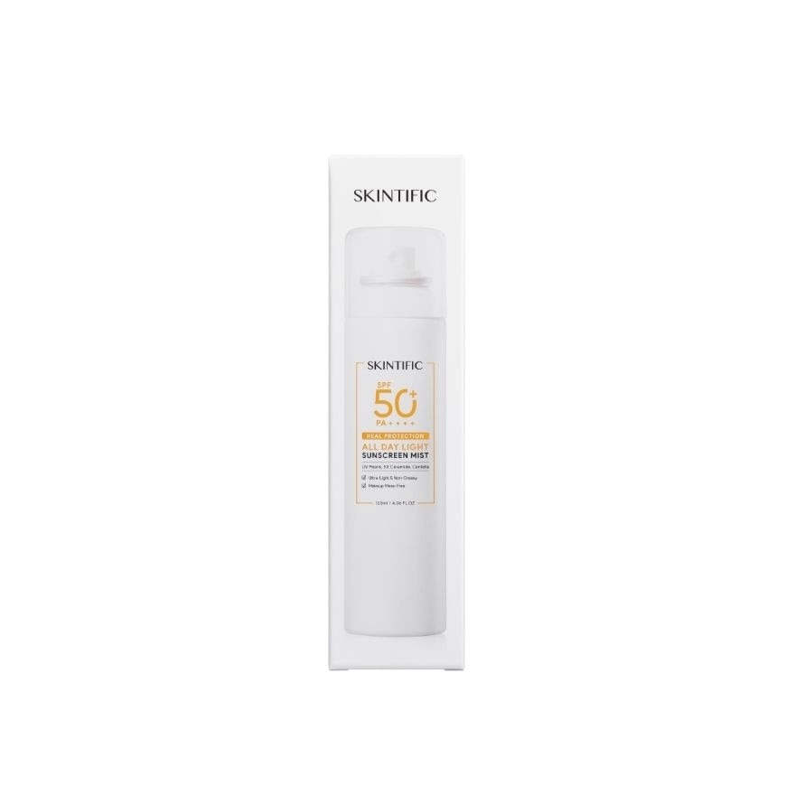 SKINTIFIC All Day Light Sunscreen Mist 120ml
