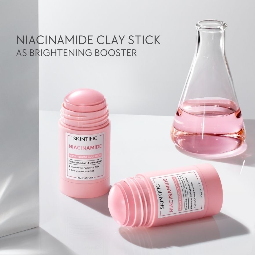 SKINTIFIC Niacinamide Clay Stick 40g