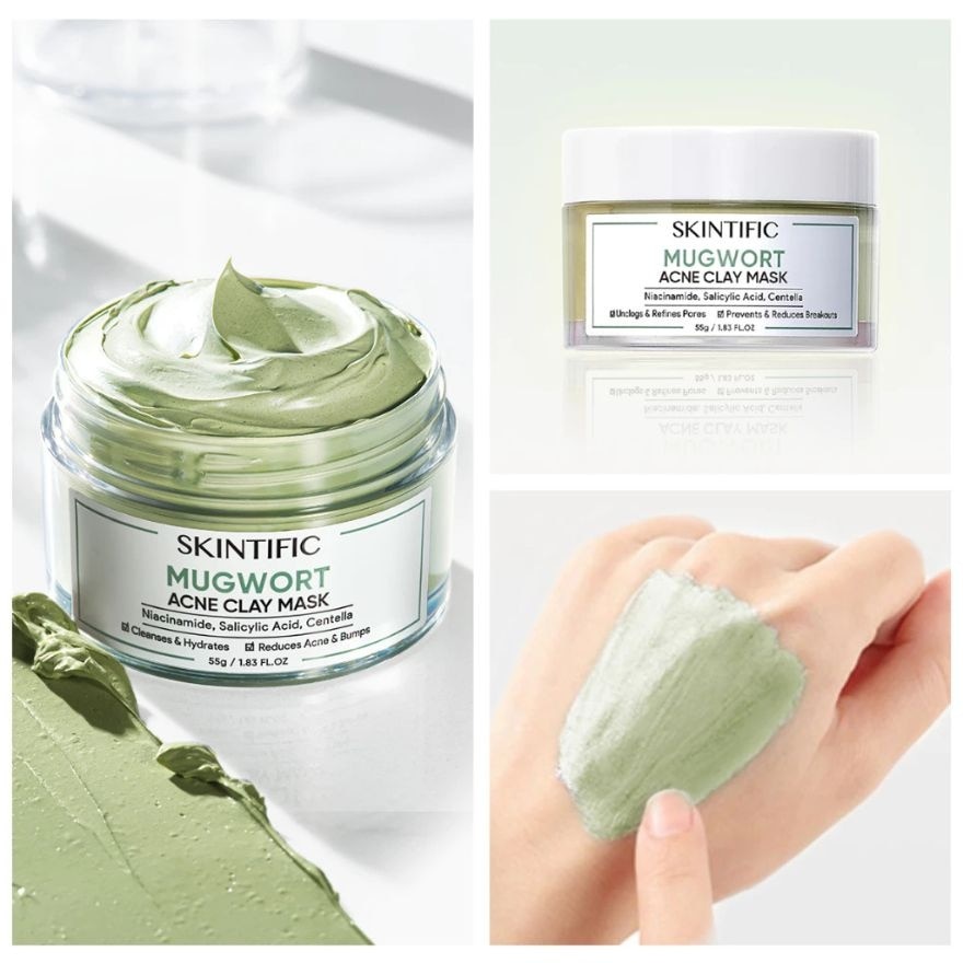 SKINTIFIC Mugwort Clay Mask 55g