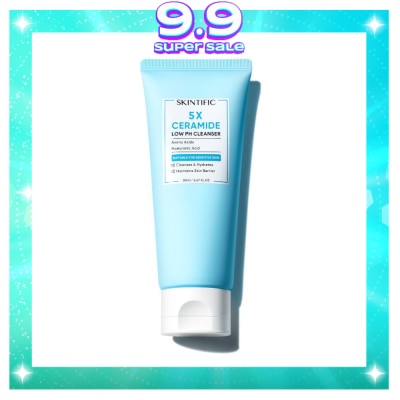 SKINTIFIC SKINTIFIC 5X Low PH Cleanser 80ml
