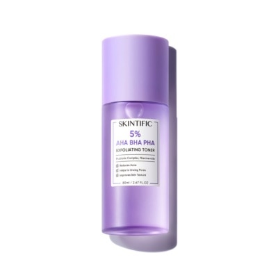 SKINTIFIC SKINTIFIC 5 Percent AHA BHA PHA Toner 80ml