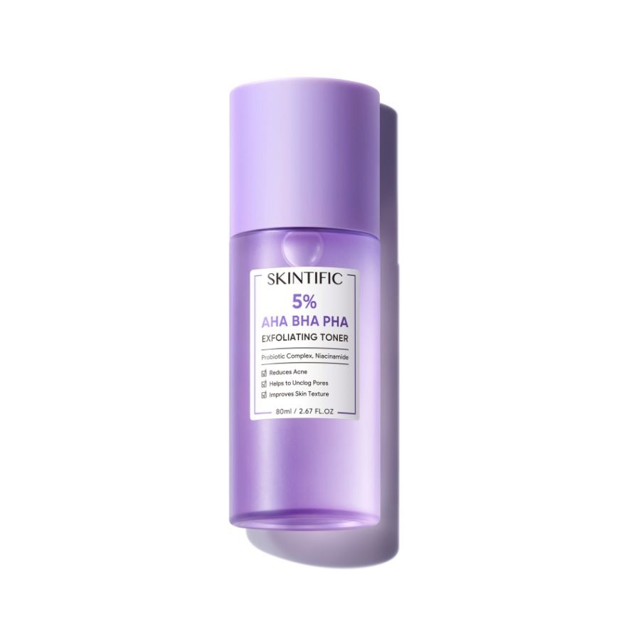 SKINTIFIC 5 Percent AHA BHA PHA Toner 80ml