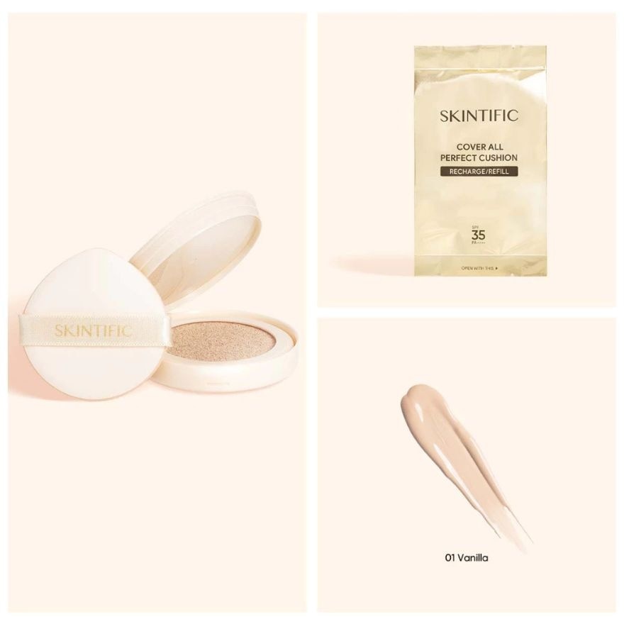 SKINTIFIC Cushion 01 Vanilla Refill 11g