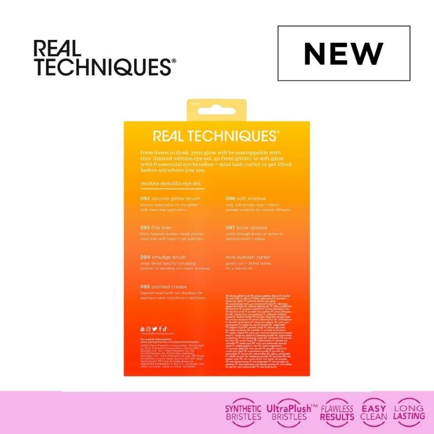 REAL TECHNIQUES Solar Power Molten Metallic Eye Set