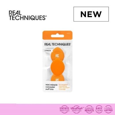 REAL TECHNIQUES REAL TECHNIQUES Mini Miracle Concealer Puff Trio