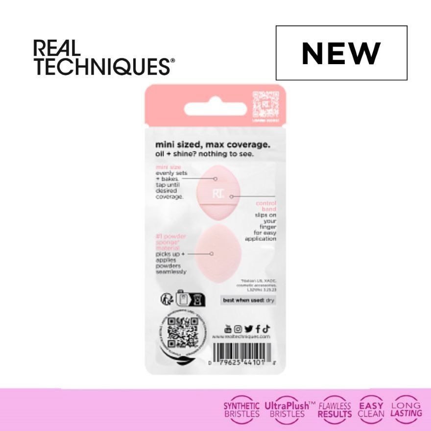 REAL TECHNIQUES Mini Miracle Powder Puff Trio