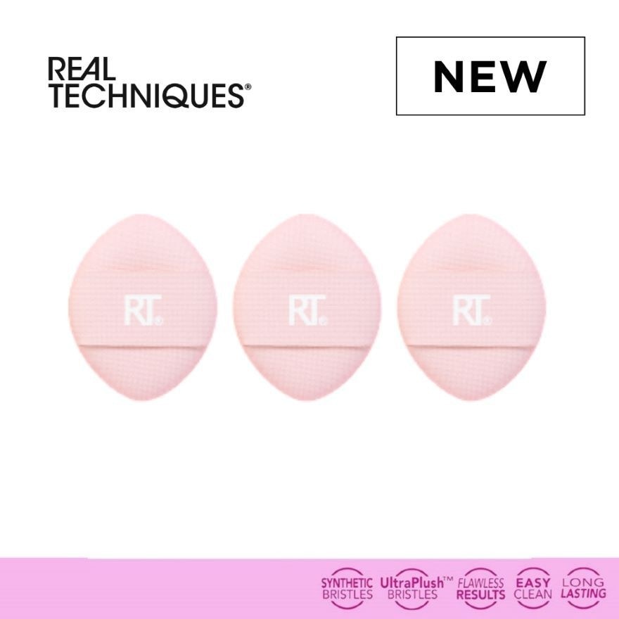 REAL TECHNIQUES Mini Miracle Powder Puff Trio