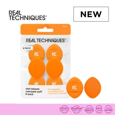 REAL TECHNIQUES REAL TECHNIQUES Mini Miracle Concealer Puff 6s