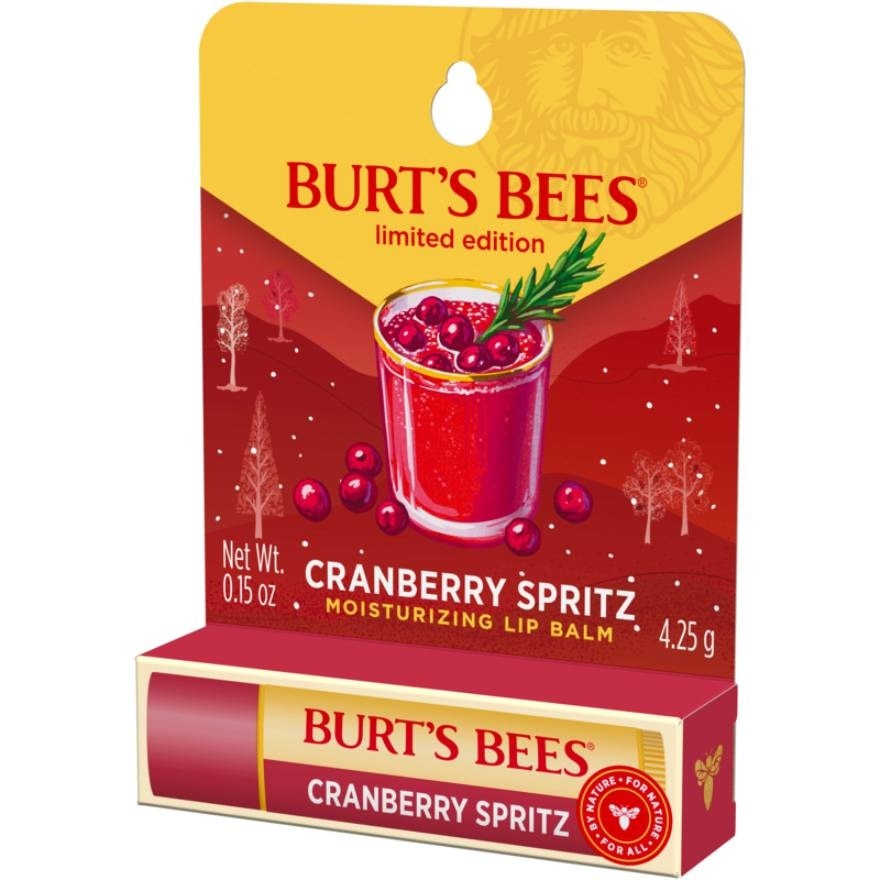 BURST BEES Limited Edition Cranberry Spritz Lip Balm