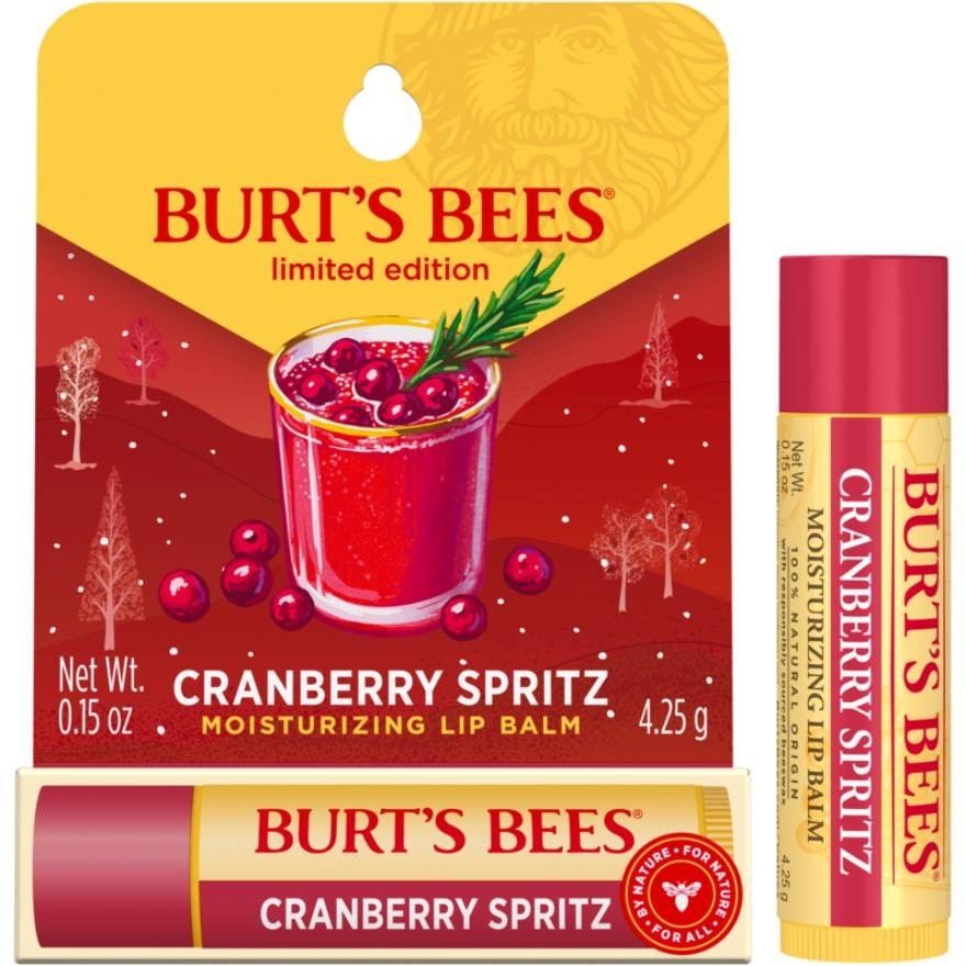 BURST BEES Limited Edition Cranberry Spritz Lip Balm