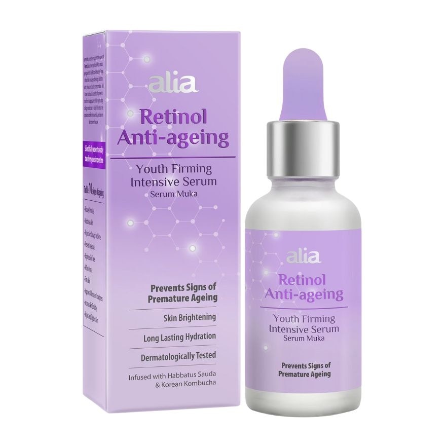 WATSONS Alia Retinol Anti-Ageing Youth Firming Intensive Serum 30ml