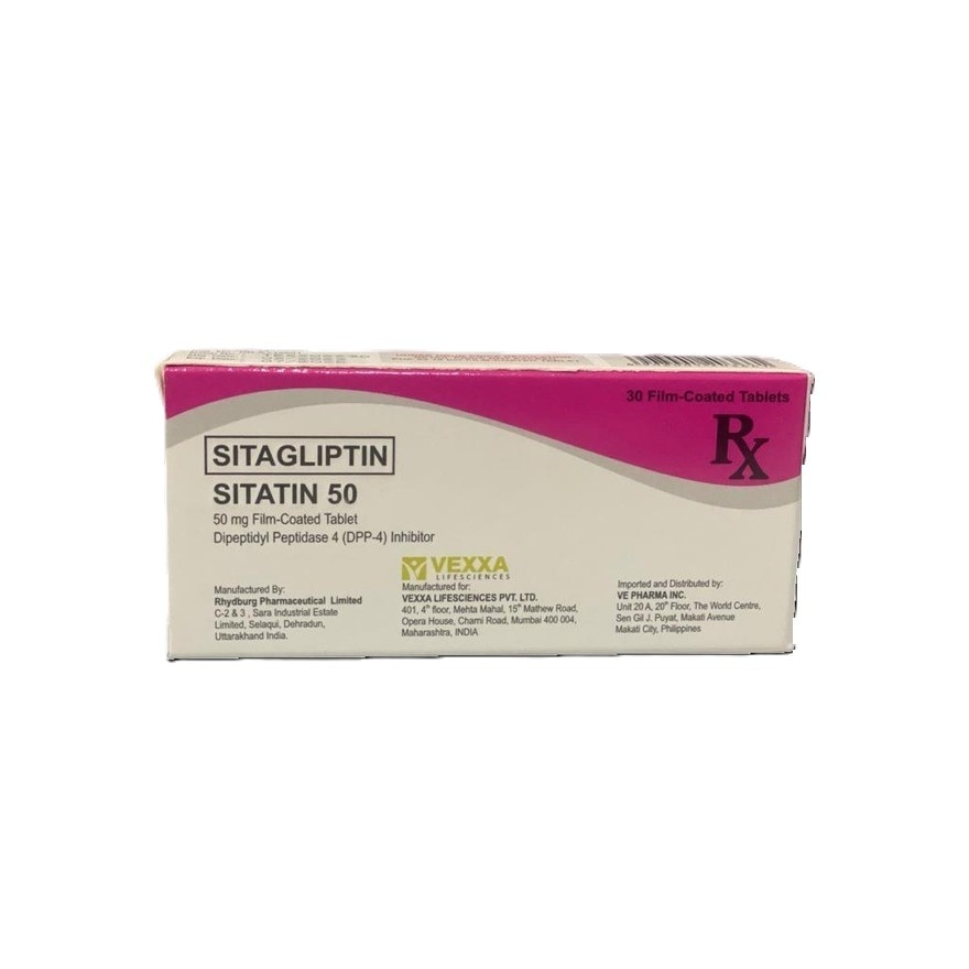 SITATIN 50mg (SITATIN) Sold Per Piece [PRESCRIPTION REQUIRED]