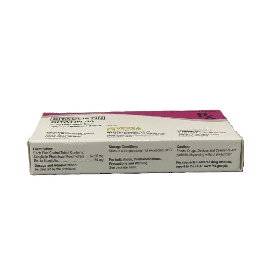 SITATIN 50mg (SITATIN) Sold Per Piece [PRESCRIPTION REQUIRED]