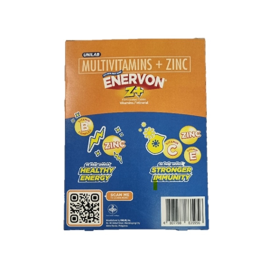 ENERVON Tablet Z Plus 40 Film Coated Tablets with Free Pouch image