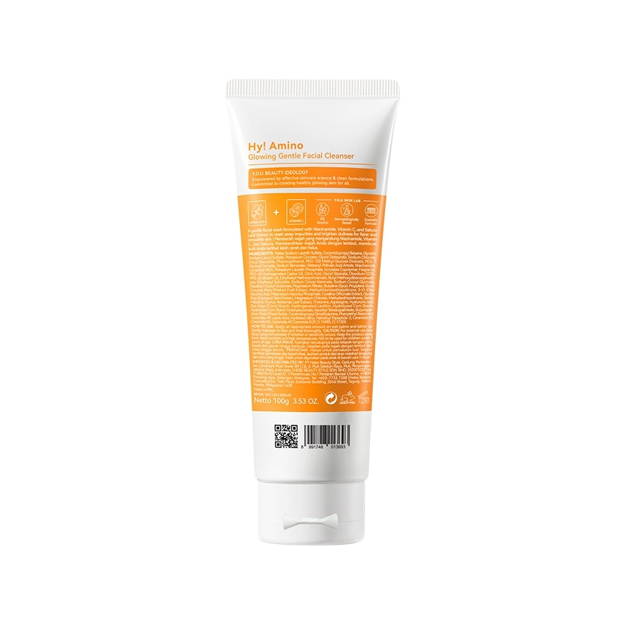 YOU HY! Amino Glowing Gentle Cleansing Facial Wash 100g