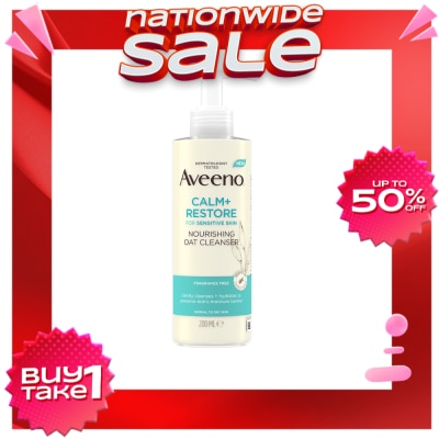 AVEENO AVEENO Face Calm + Restore Oat Gel Cleanser 200ml