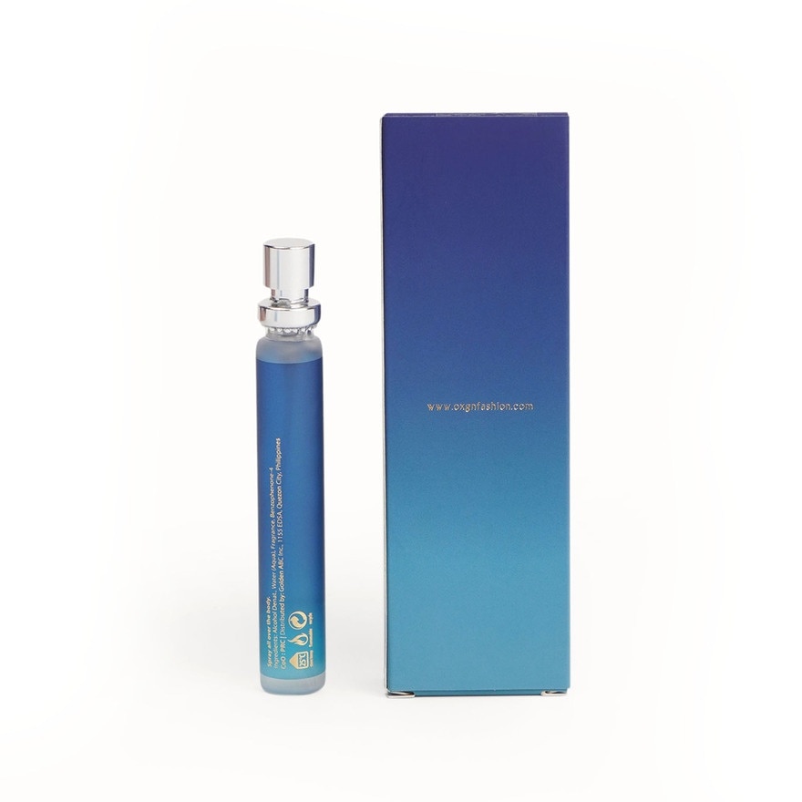 OXYGEN Decoded EDT Aquatic Mint Aqua Blue 15ml