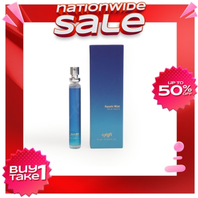 OXYGEN OXYGEN Decoded EDT Aquatic Mint Aqua Blue 15ml