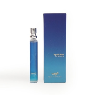 OXYGEN OXYGEN Decoded EDT Aquatic Mint Aqua Blue 15ml