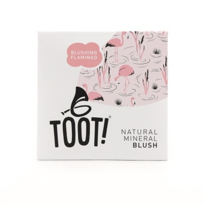 TOOT TOOT Natural Mineral Blush Blushing Flamingo 3g