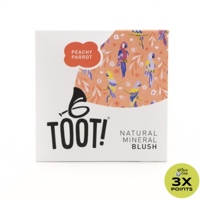 TOOT TOOT Natural Mineral Blush Peachy Parrot 3g