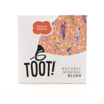 TOOT TOOT Natural Mineral Blush Peachy Parrot 3g