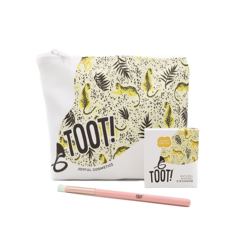 TOOT Cheeky Cheetah Eyeshadow Bag Set