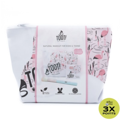 TOOT TOOT Blushing Flamingo Blush Bag Set