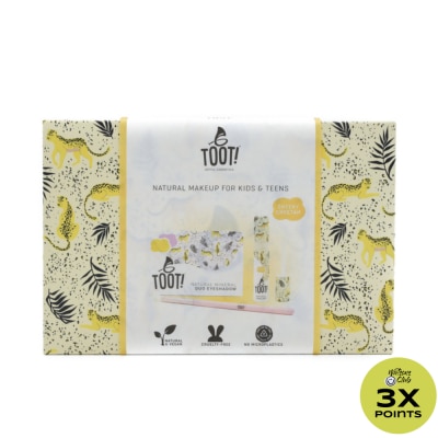 TOOT TOOT Cheetah Glow Eyeshadow & Lipgloss Box Set