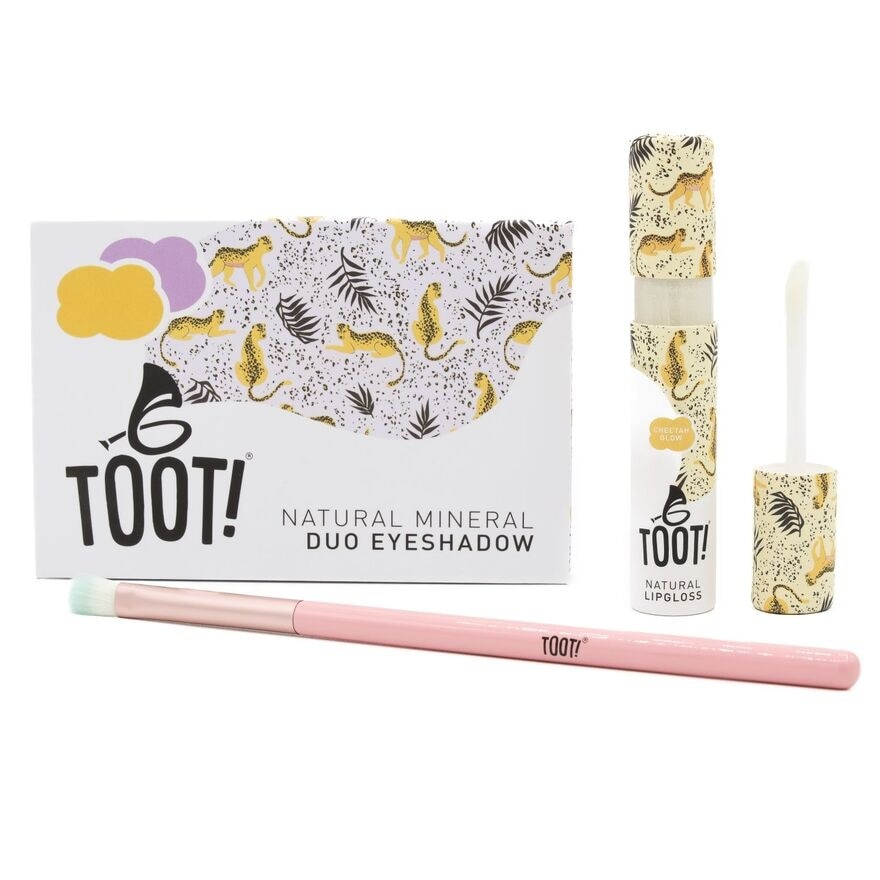 TOOT Cheetah Glow Eyeshadow & Lipgloss Box Set