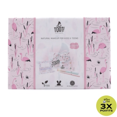 TOOT TOOT Flamingo Kiss Natural Makeup Gift Set