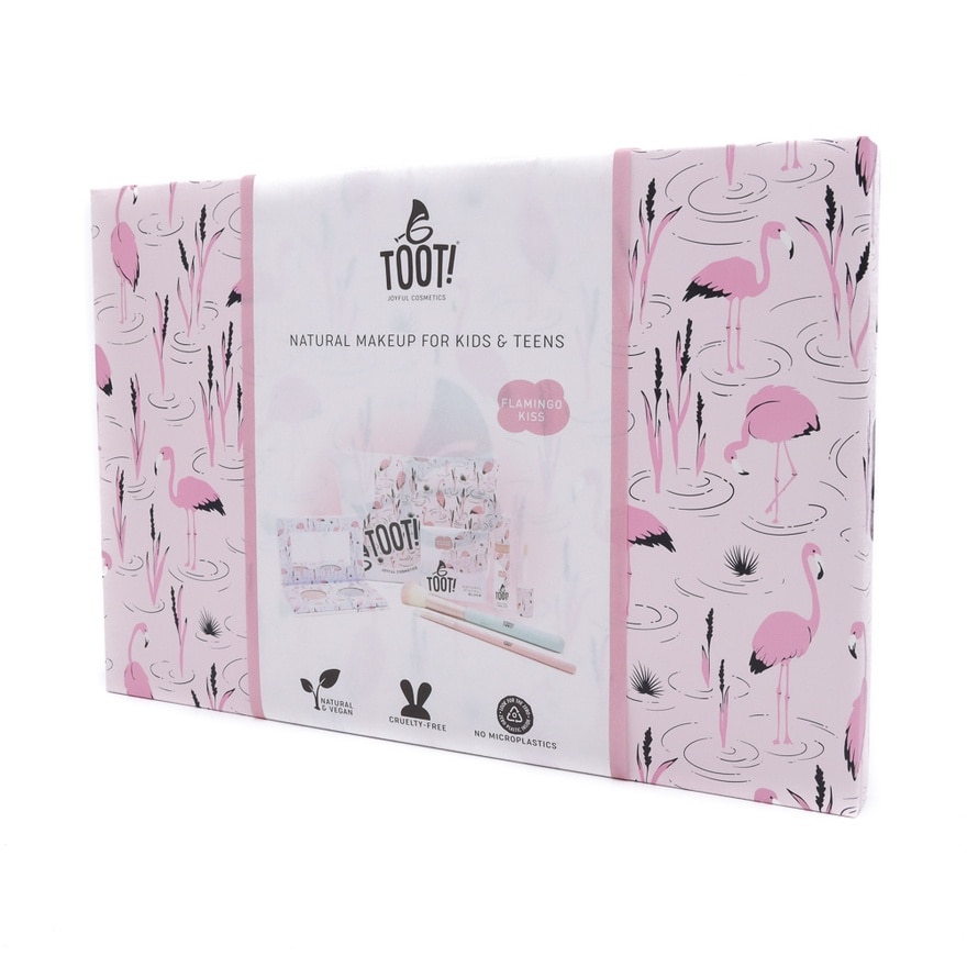 TOOT Flamingo Kiss Natural Makeup Gift Set