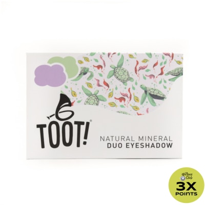 TOOT TOOT Natural Mineral Duo Eyeshadow Karma Chameleon And Totally Turtle 4.6g