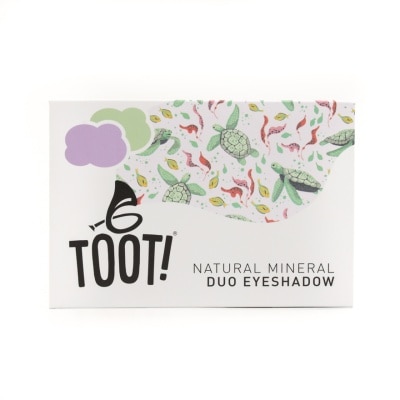 TOOT TOOT Natural Mineral Duo Eyeshadow Karma Chameleon And Totally Turtle 4.6g