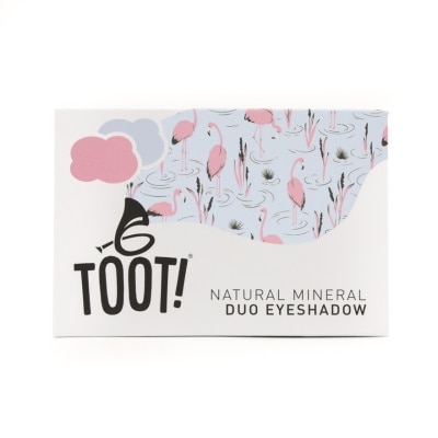 TOOT TOOT Natural Mineral Duo Eyeshadow Fabulous Flamingo And Pretty Parrot 4.6g