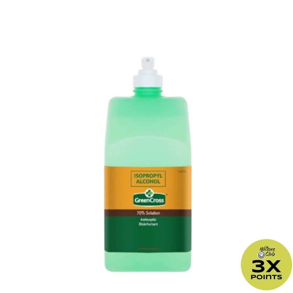 GREEN CROSS Alcohol 70% Isopropyl 1L