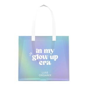 GWP LUXE ORGANIX In My Glow Up Era Hologram Bag