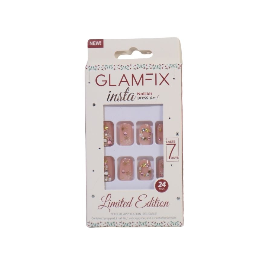 GLAMFIX NAILS Insta Press-On Nail Kit Holiday 02