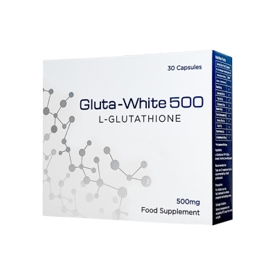 gluta white glutathione capsule GLUTA WHITE 500, GLUTA-WHITE 500mg