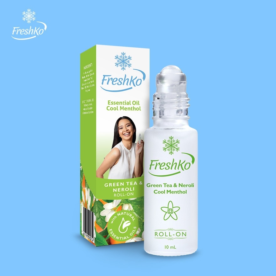 FRESHKO Aromatherapy Liniment Roll-on Green Tea & Neroli 10ml